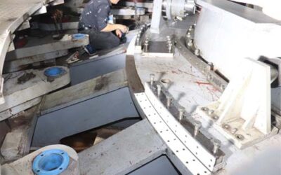 Thay thế bạc cánh hướng cho nhà máy thủy điện